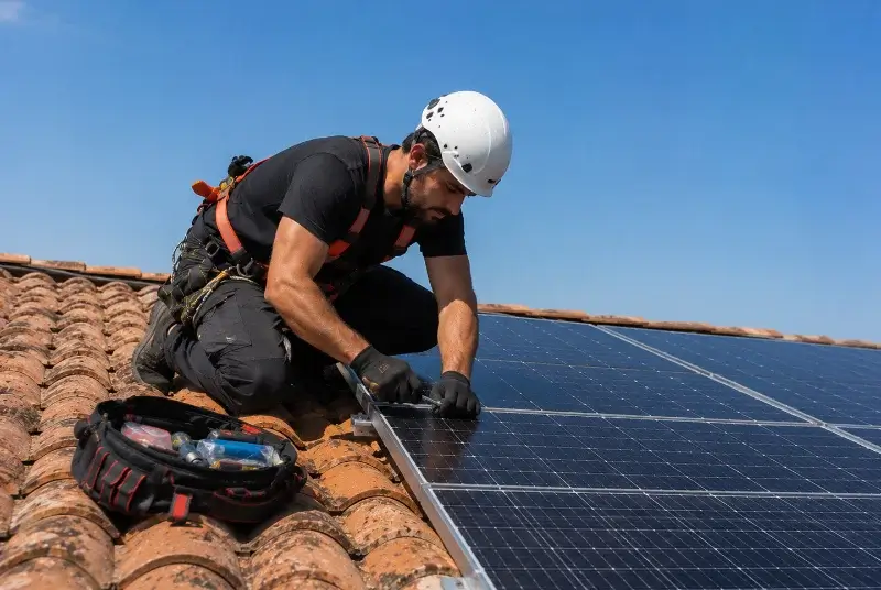 Maintenance et monitoring de panneaux solaires à Dions