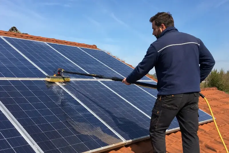 Nettoyage et entretien de panneaux solaires à Dions